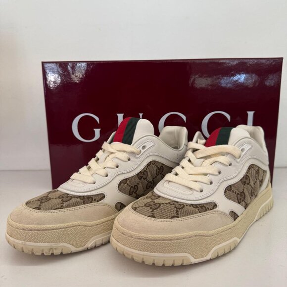 GUCCI ReWeb Media Low Top Sneaker - Picture 1 of 10